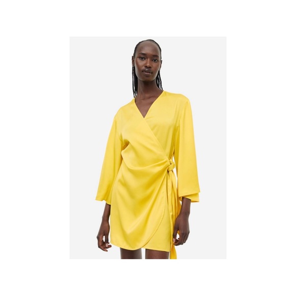 H&M Dresses & Skirts - Satin Wrap Front Dress or Tunic